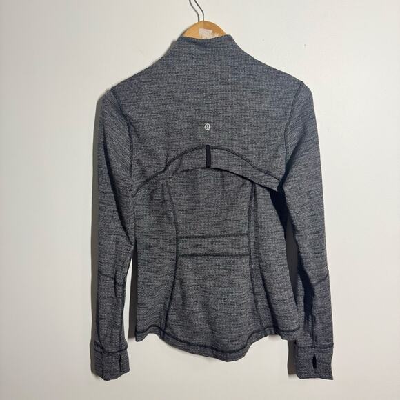 Lululemon Define Jacket Luon Jacket Women 8 Heathered Gray Yoga Pilates Active - Picture 2 of 9